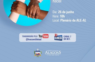 Plano Estadual de Promoção da Igualdade Racial será debatido em sessão especial na ALE