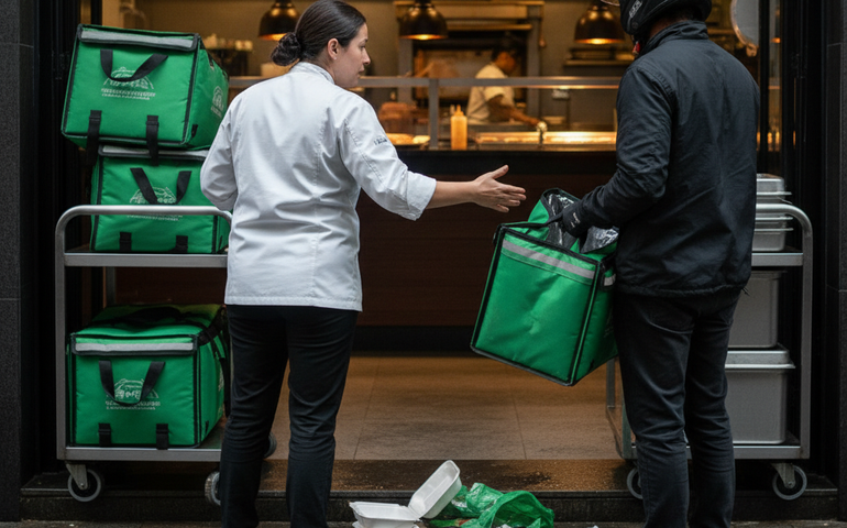 Chef premiada denuncia roubo de ceias por motorista de aplicativo no Rio