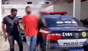 Homem foi encaminhado à Delegacia Plantonista da Polícia Civil. / Foto: Imagem: Reprodução/TV Atalaia
