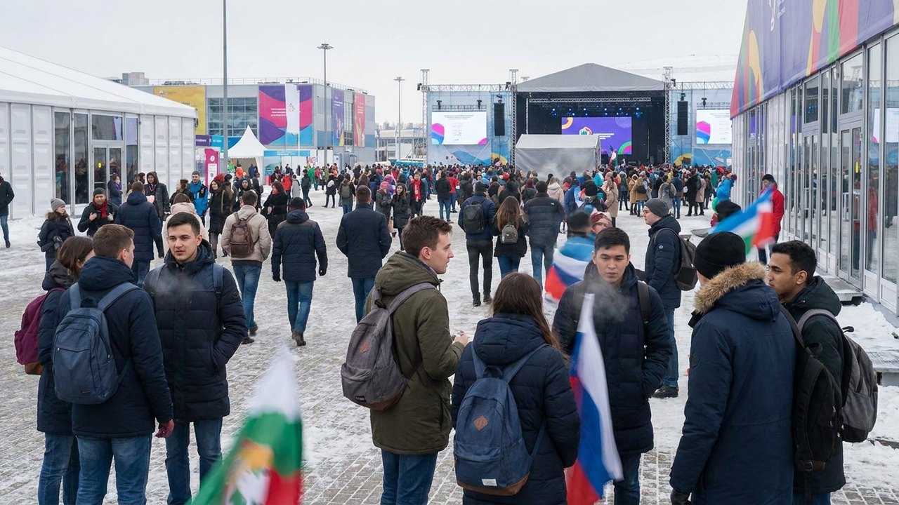 Termina o 2º dia do Festival Internacional da Juventude na Rússia