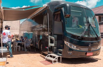 Ônibus da Vacina marca retorno a Maceió com atendimento no Parque dos Caetés