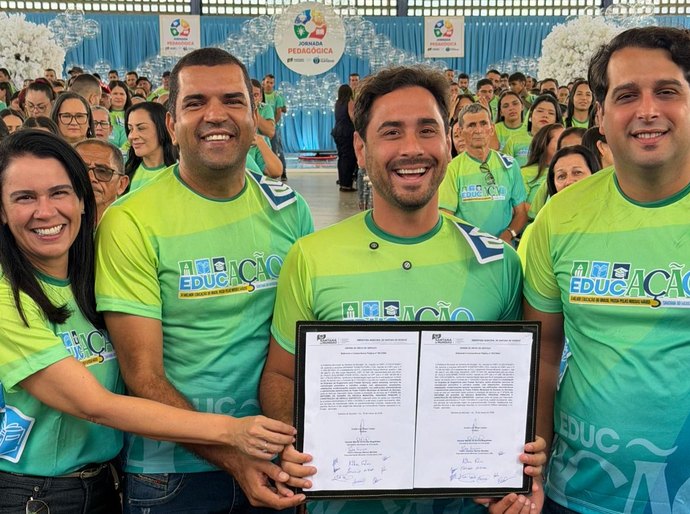 Com anúncio de novo espaço esportivo e formação continuada, educação de Santana do Mundaú segue acelerando