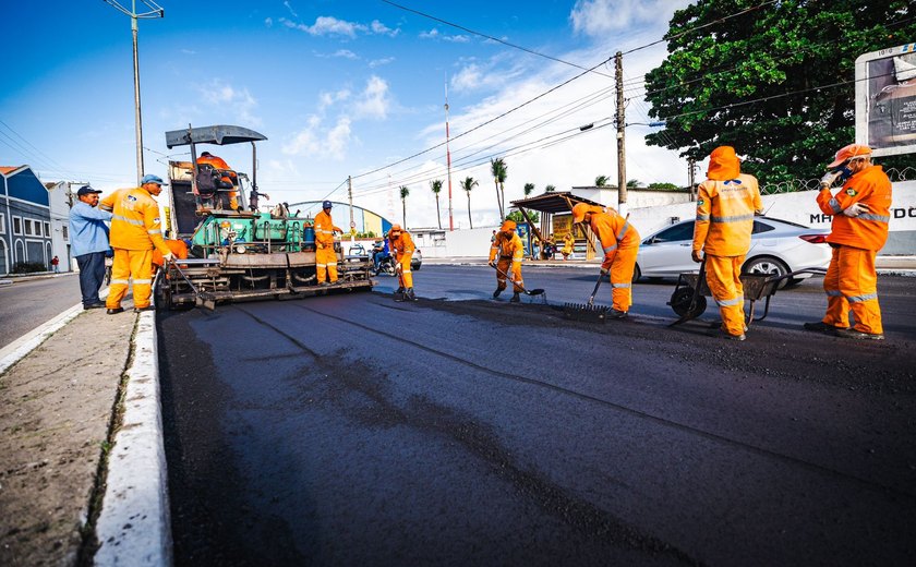 Prefeitura intensifica requalificação de principais corredores de transporte de Maceió