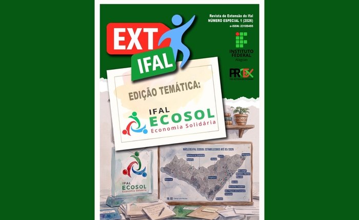 Revista reúne experiências de Economia Solidária desenvolvidas pelo Ifal