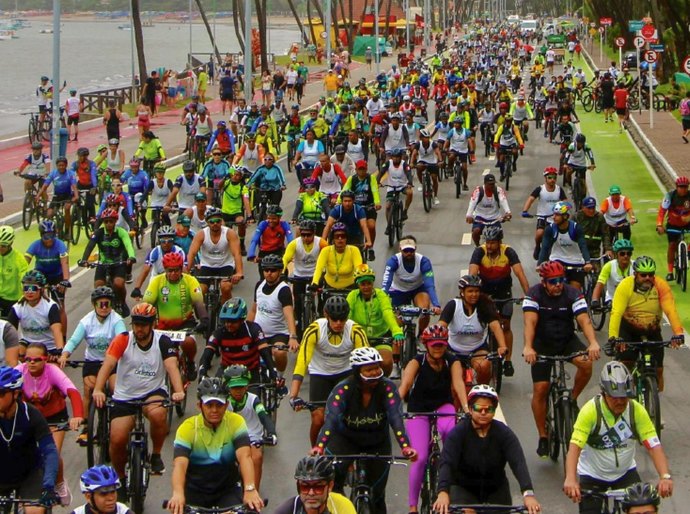 Passeio Ciclístico encerra programação do Mês do Meio Ambiente