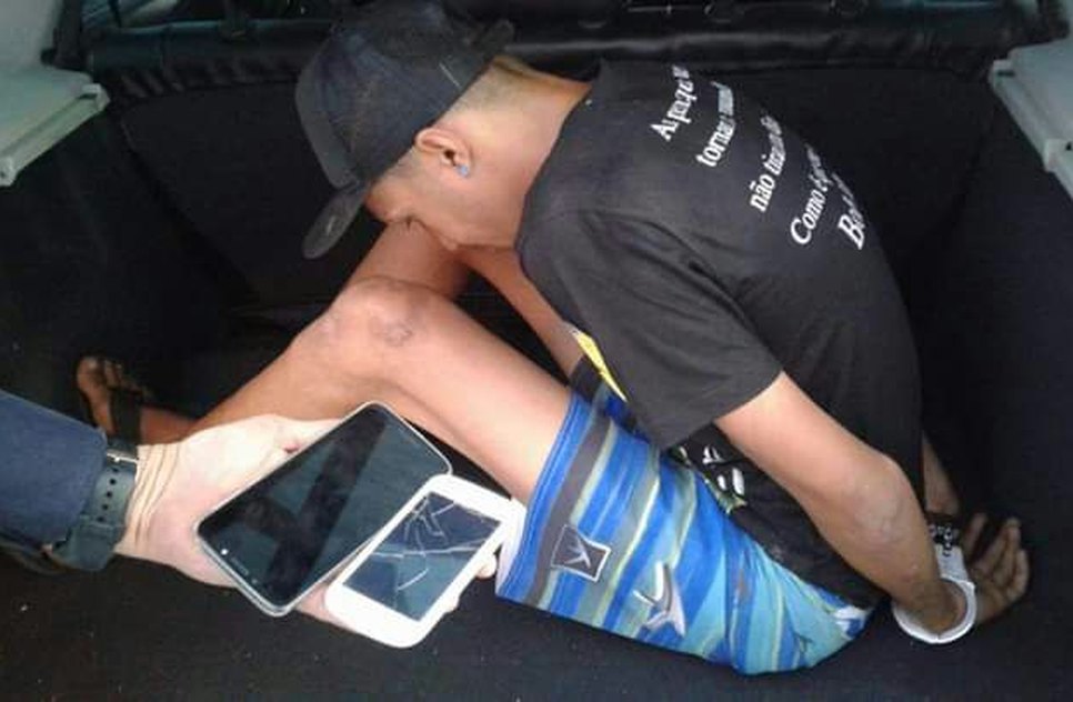 preso assaltante de ônibus
