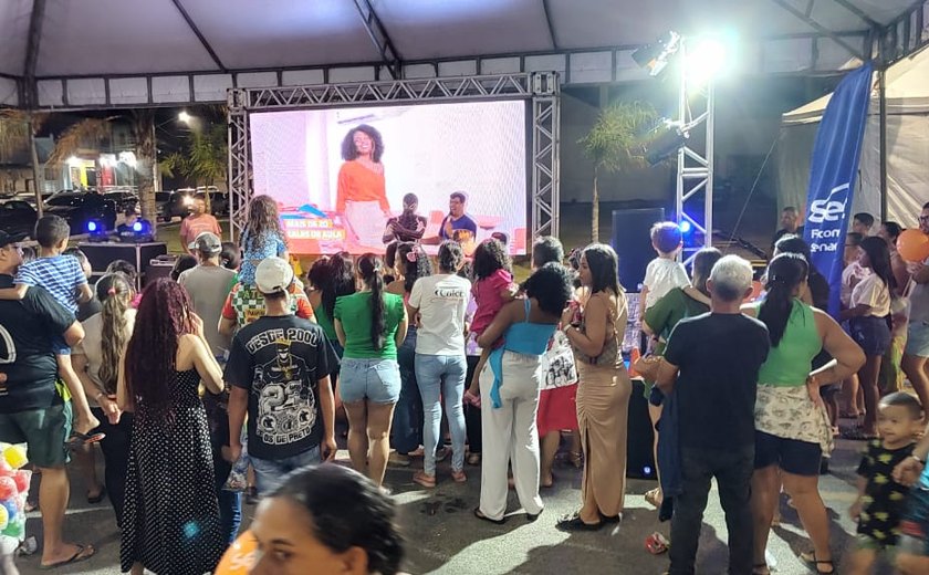 'Brincando no Parque' encantou famílias e levou alegria e diversão para as crianças em Arapiraca