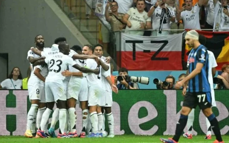 Real Madrid vence Atalanta, conquista Supercopa da Europa e Mbappé deixa sua marca na final