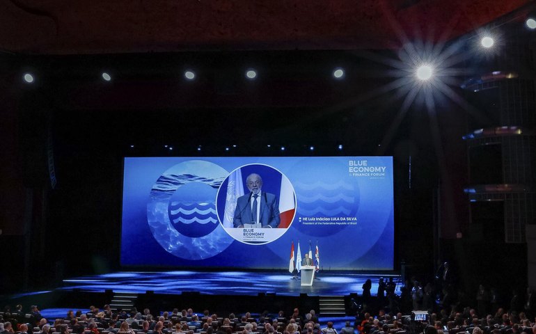 Países em desenvolvimento são os que mais dependem da economia azul, diz Lula em fórum sobre oceanos