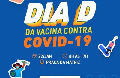 Prefeitura de Santana realiza Dia D da vacina Contra Covid-19 neste sábado (22)