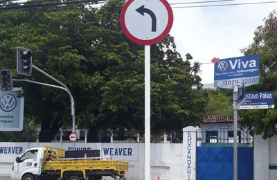 Prefeitura implanta novas sinalizações em vias de Maceió 