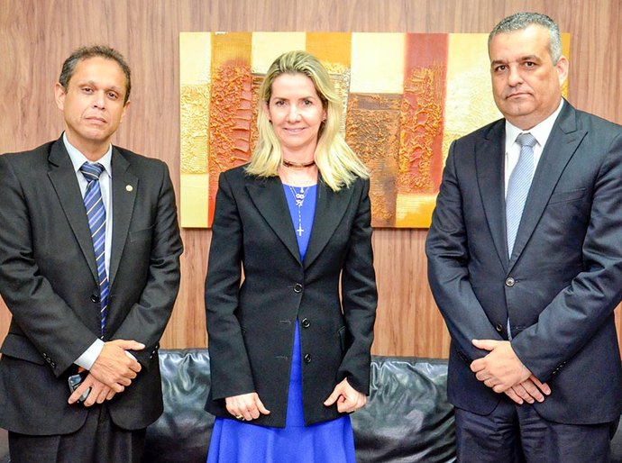 Procurador Geral de Justiça visita a presidente do TCE e fala em parceria