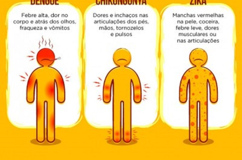 Diferenciar dengue, chikungunya e zika agiliza tratamento e ajuda a recuperação