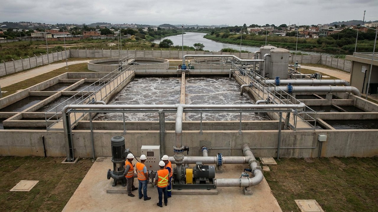 Estação de tratamento de esgoto é inaugurada em Queimados e deve reduzir poluição no Guandu