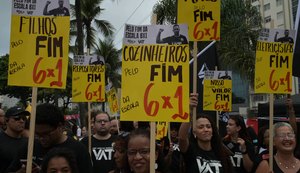 Manifestação contra a escala 6x1. Fonte: Internet