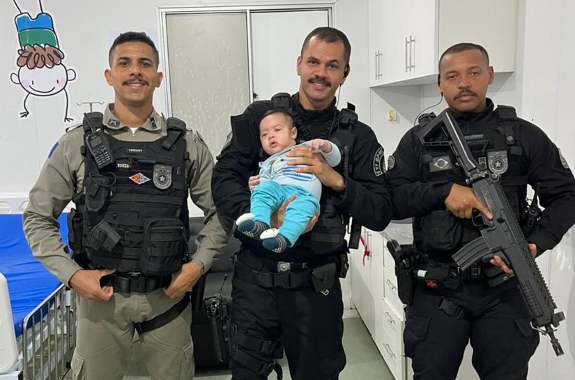 Policiais militares salvam duas crianças em ações no interior de Alagoas