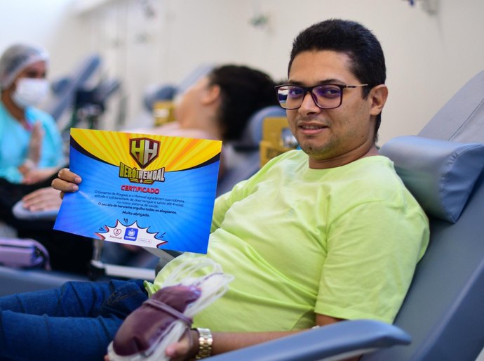 Hemoal promove primeira coleta externa de sangue do mês de outubro em Coruripe