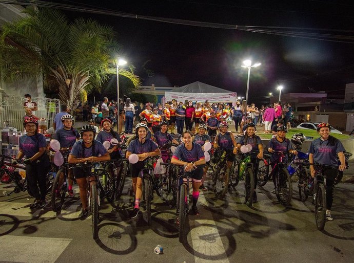 Prefeitura de Santana promove Passeio Ciclístico em homenagem ao Dia da Mulher