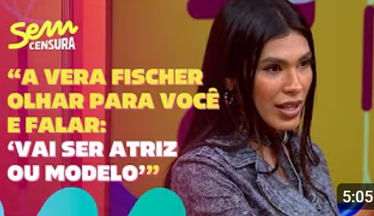 Sem Censura | Cantora Pocah conta sobre sua relação desde pequena com a atriz Vera Fischer