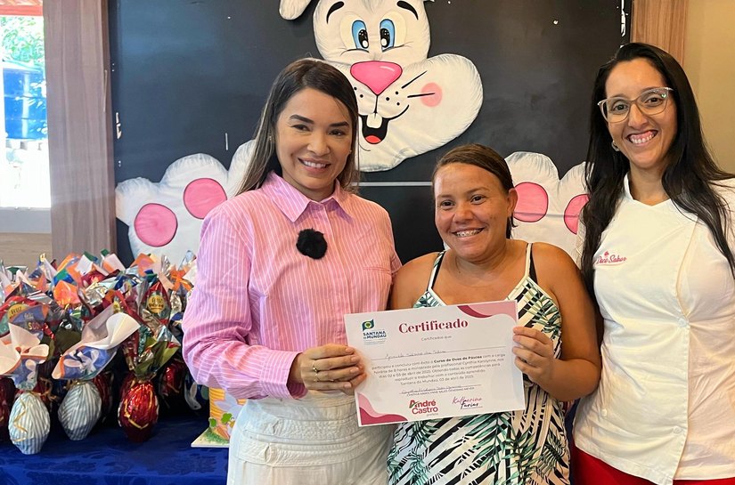 Assistência Social de Santana do Mundaú realiza mais uma edição do curso gratuito de ovos de páscoa