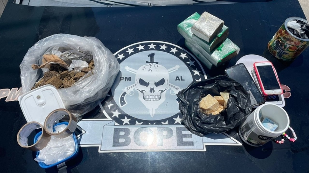 Após denúncias, Bope e 5º BPM aprendem mais de cincos de drogas em bairros de Maceió