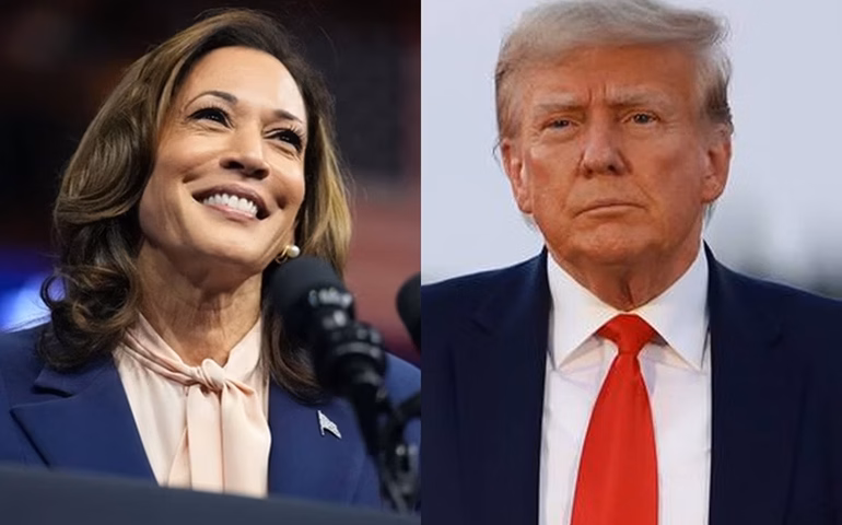 Pesquisa aponta Kamala Harris como líder da corrida à Casa Branca