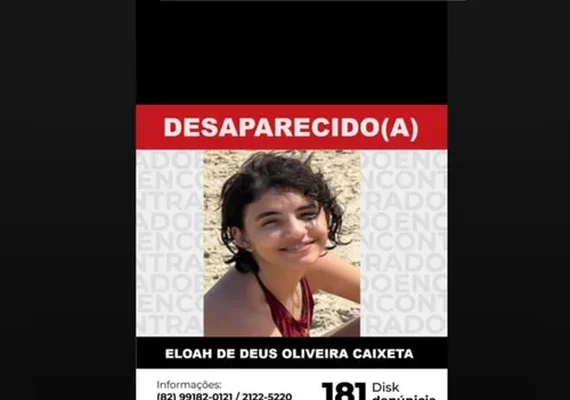 Adolescente com autismo desaparecida em Maceió é encontrada pela família