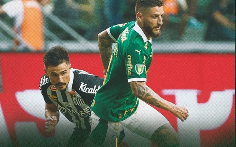 Palmeiras ganha 1º clássico no Paulistão ao bater o Santos por 2 a 1, com mais um gol de Veiga