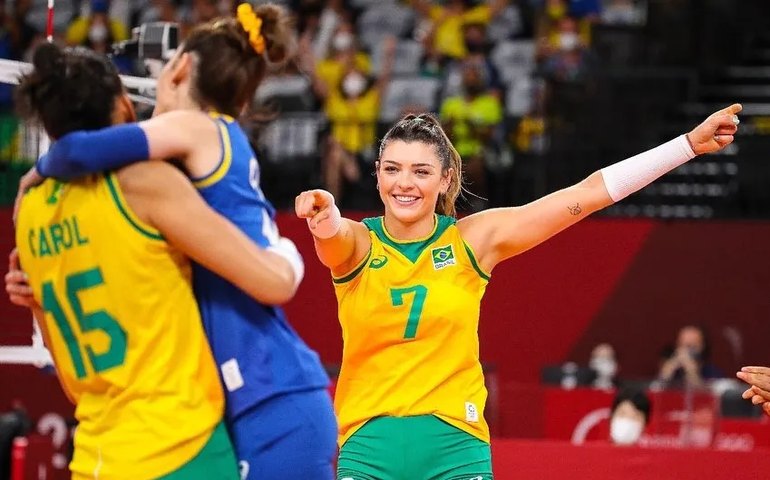 Vôlei feminino do Brasil decepciona e perde para a Itália na Liga das Nações