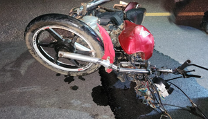 motocicleta / Foto: Reprodução: Foto PM