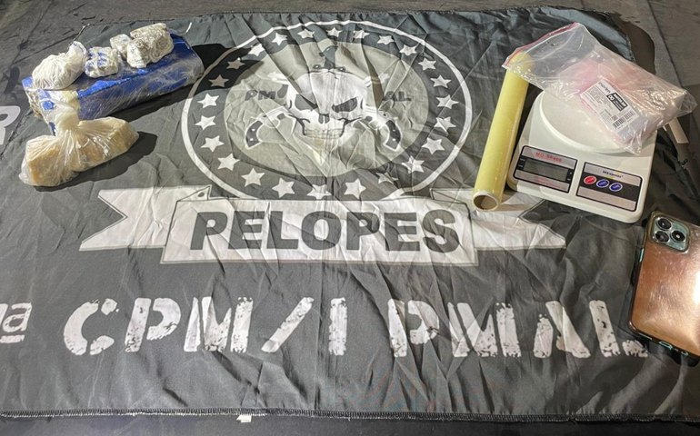 Homem é preso em flagrante por tráfico de drogas em Luziápolis