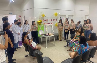 Ação mobiliza usuárias de unidades de saúde para doação de leite materno