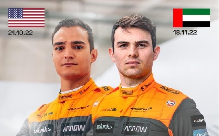 McLaren terá Palou e O&#8217;Ward, da Indy, em treinos da F-1 em Austin e Abu Dabi
