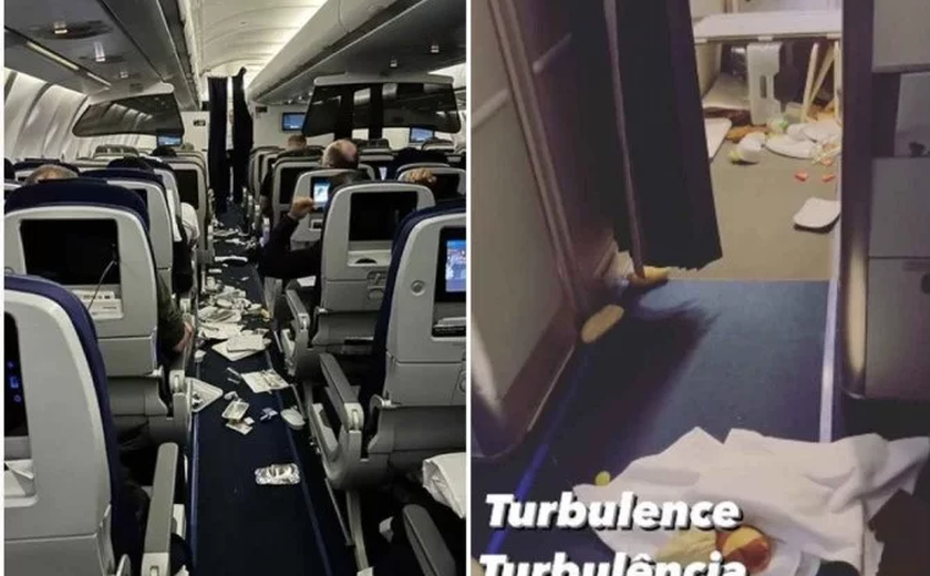 Passageira diz ter visto comissário bater cabeça no teto do avião