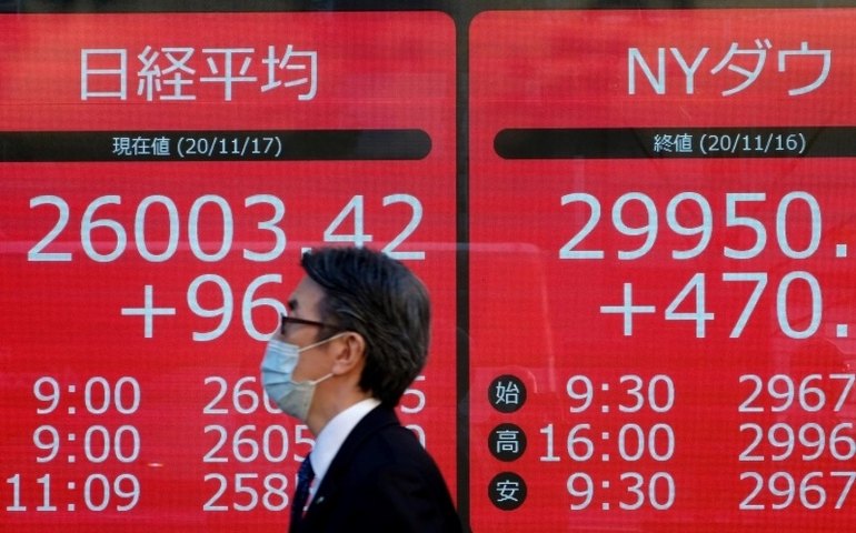 Bolsas da Ásia fecham em alta, após ganhos em NY e apesar de PMIs chineses fracos