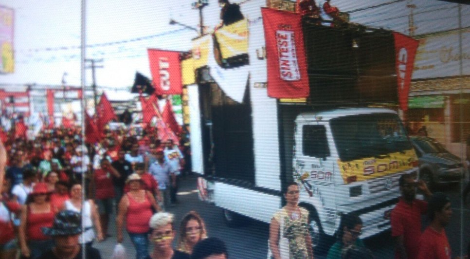 passeata greve
