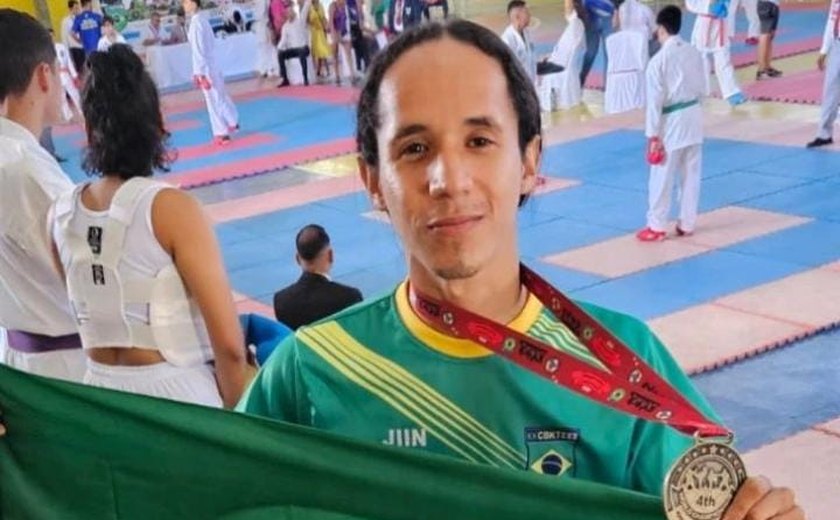 Ouro: Campeão mundial de Karate-Do terá apoio da prefeitura para lutar por Arapiraca