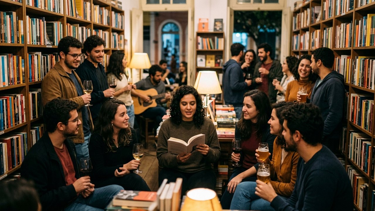 Noite das Livrarias terá leitura, sarau e happy hour em 10 Estados e no DF