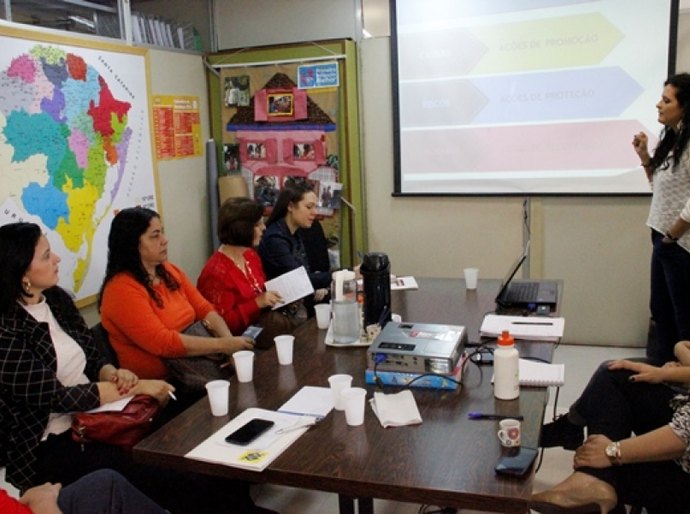 Comitiva conhece projeto da Primeira Infância do Rio Grande do Sul