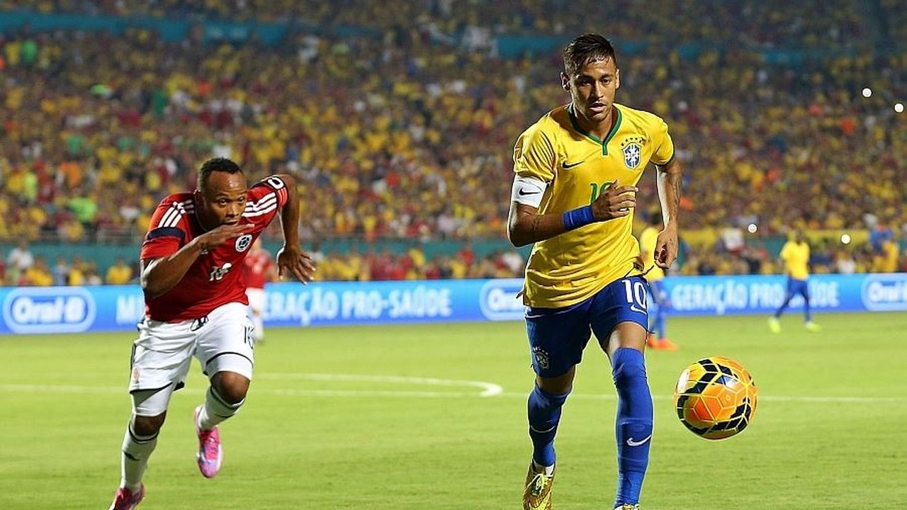 Brasil vence Colômbia por 1 a 0 na estreia de Dunga