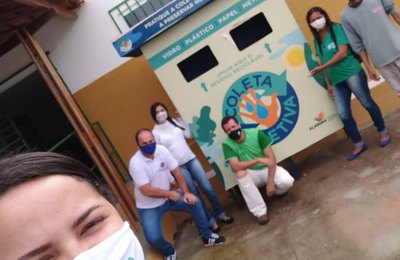 Em parceria com o Estado, Prefeitura de Delmiro instala pontos de entrega de materiais recicláveis