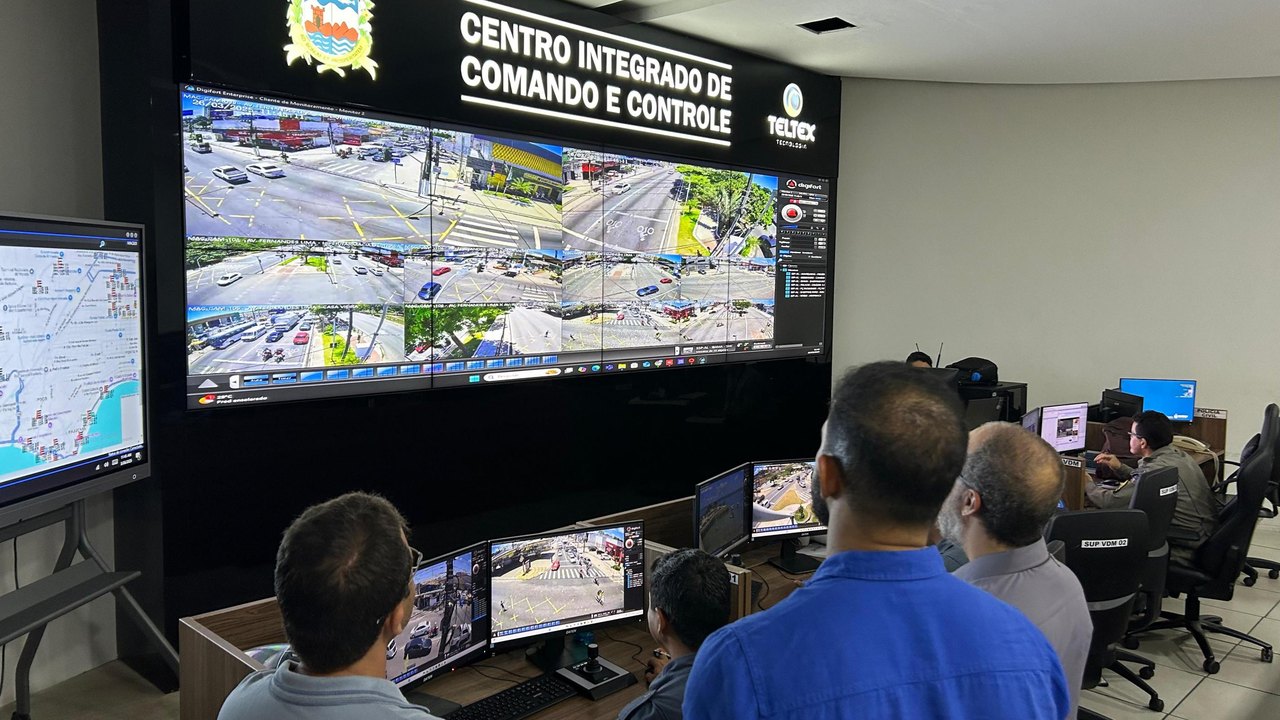 Sistema de videomonitoramento da SSP atrai técnicos do governo de Rondônia