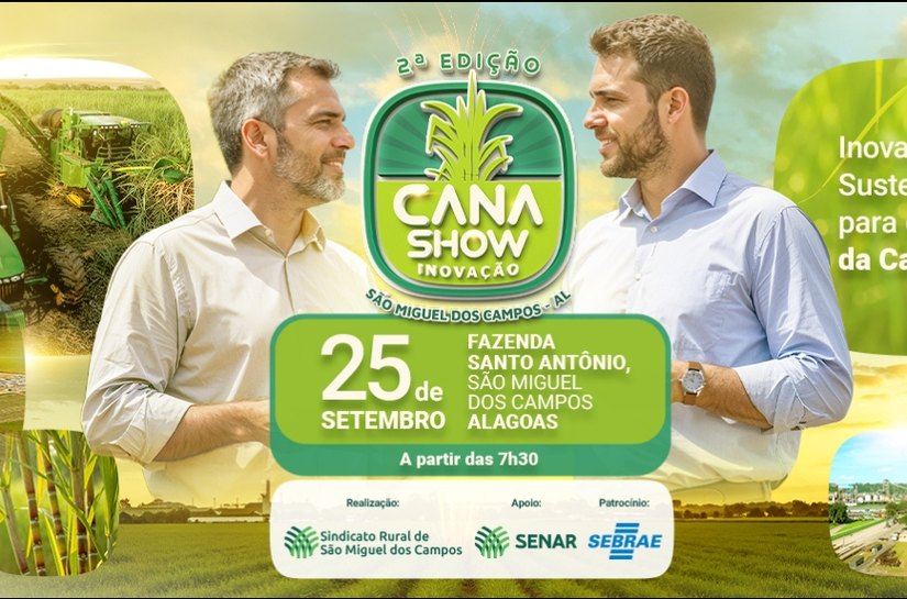 Evento de inovação no setor sucroenergético inicia nesta quinta-feira em São Miguel dos Campos; confira