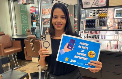 Programa Celular Seguro orienta o público no Maceió Shopping e divulga nova lista para devolução de aparelhos