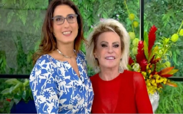 Paola Carosella participa do ‘Mais Você’ e troca elogios com Ana Maria Braga