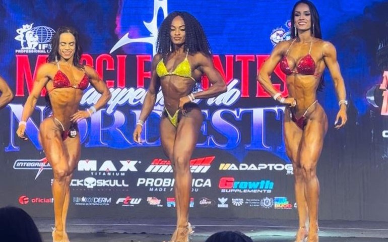  Soldado da Polícia Militar é campeã de fisiculturismo 