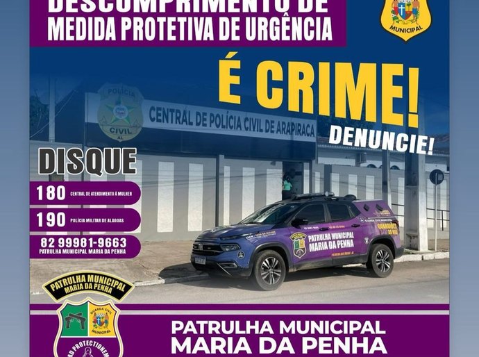 Guarda Municipal de Palmeira dos Índios prende homem acusado de tentar estuprar cunhada e agredir esposa