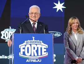 Abbas vê Meloni e defende Estado palestino como única via para paz