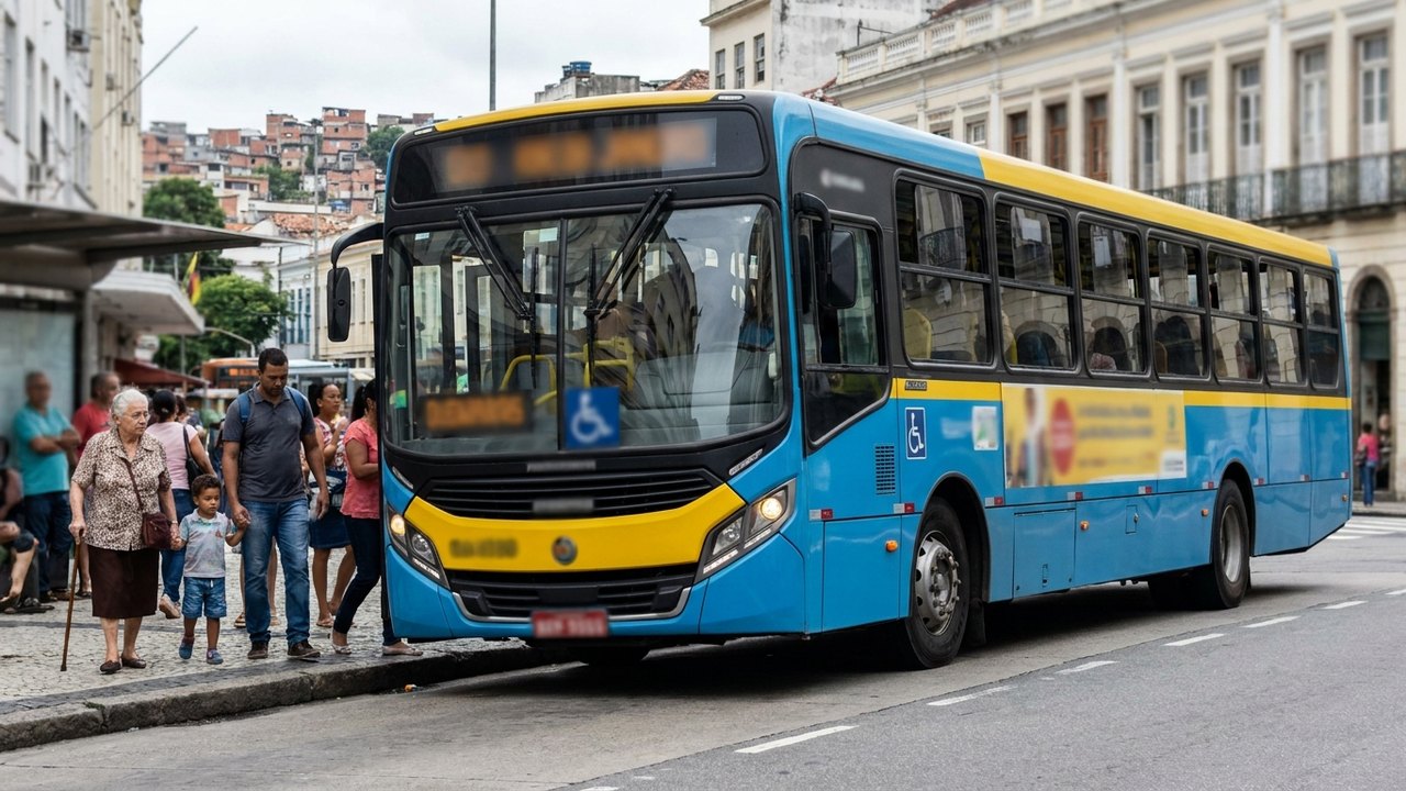 Rio começa a receber ônibus de piso baixo que 'se ajoelham' para facilitar embarque