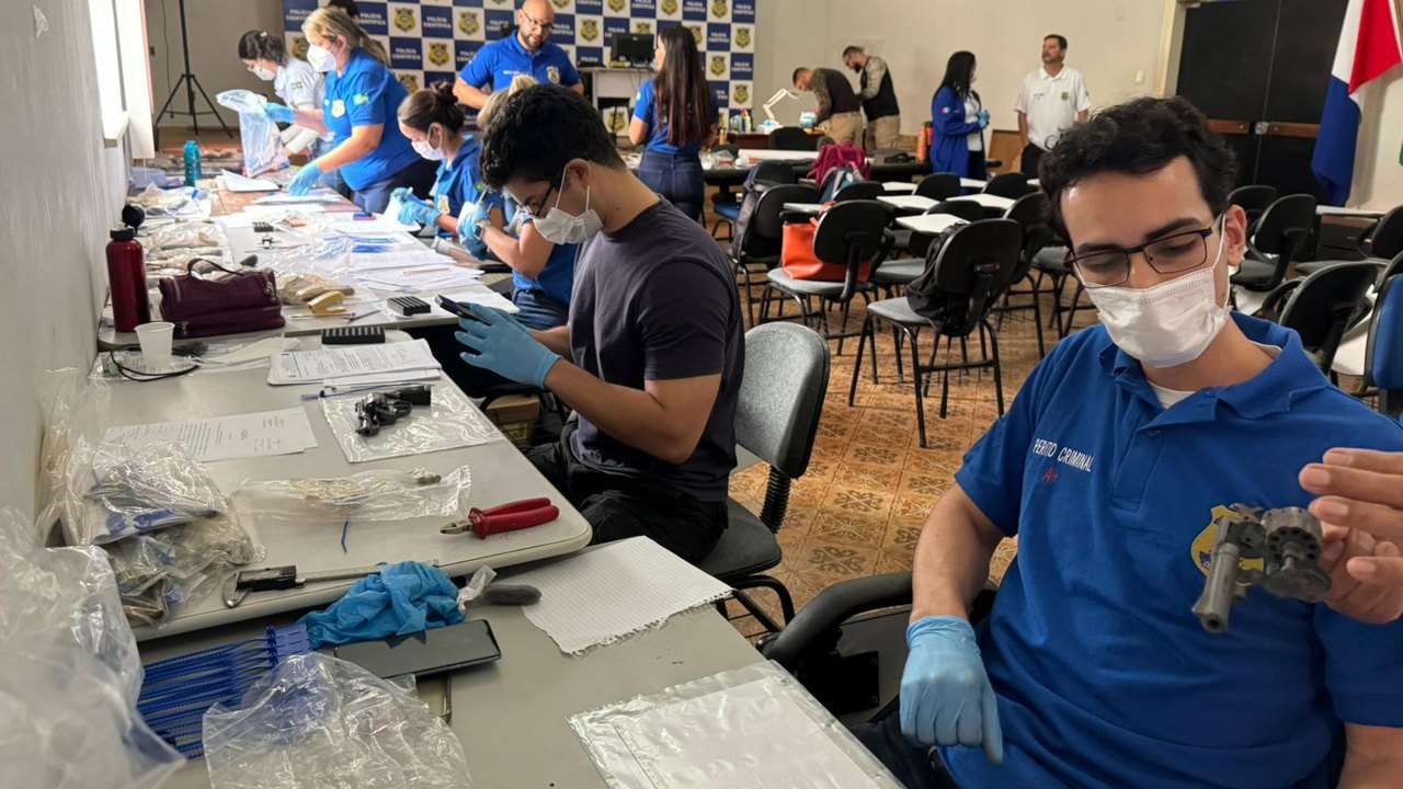 Instituto de Criminalística de Maceió realiza segundo mutirão de balística forense